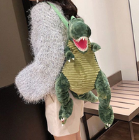 Nouveau design de sac à dos en peluche Dragon réaliste sac en peluche drôle en forme d'animal sac à dos personnalisé en forme d'animal