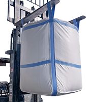 Sac Jumbo en polypropylène tissé respirant de 1500 kg, 35,4'' L x 35,4'' L x 43,3'' H, facteur de sécurité 5:1, avec ouverture par le dessus et fond plat
