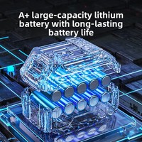 Scie circulaire industrielle sans balais 21V de 12 pouces pour bricolage, à une main, avec batterie lithium-ion 3Ah, pour l'élagage du bois, profondeur de coupe 320mm, 1000W