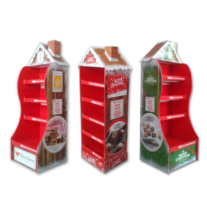 Özel Süpermarket Perakende Kağıt Teşhir Rafları Karton Teşhir Rafları Katlanabilir Teşhir Standı - Product Image 1