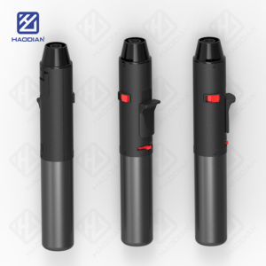 Briquet électronique domestique avec support Support de briquet torche coupe-vent à bas <span class=keywords><strong>prix</strong></span> pour fumer des cigares Type de flamme personnalisé - Product Image 4