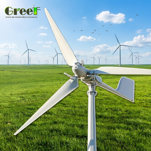 Éolienne à faible vitesse de vent, haute performance 10kW 30kW, contrôle du pas d'axe, 30% plus efficace pour l'industrie / le commerce - Product Image 6