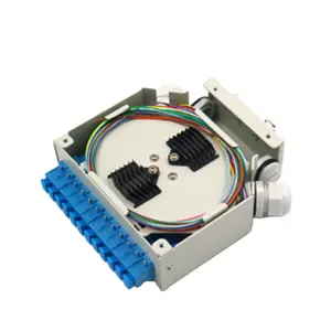 SC-DX 12 DIN Rail Fiber Optic Termination Box - Single-mode