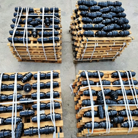 Rouleau inférieur de chenille personnalisé OEM/ODM pour pelle sur chenilles, pièces de rechange pour engins lourds, double bride, trempé par induction, haute qualité