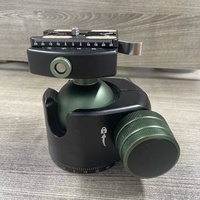 Rotule panoramique numérique professionnelle en alliage d'aluminium à 360 degrés, capacité 35 kg, sphéroïde 55 mm pour appareils photo reflex numériques et caméras vidéo