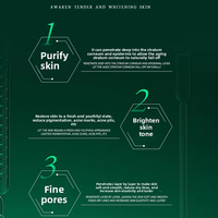 Poudre exfoliante micronisée d'algues pour l'élimination de l'acné et des taches, l'éclaircissement, la réparation et la minimisation des pores pour les soins du visage OEM