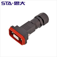 Adaptador de Conector DIN Macho Hembra AISG D-SUB DB9 de 9 Pines, Impermeable IP67, 10A AC250V RS232