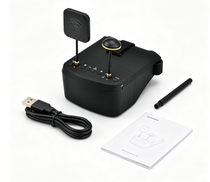 5.8G FPV Goggle Dual RX 800D 5 Inch HD LCD 40CH RaceBand Built-in 2000mAh <b>Battery</b> for FPV <b>Drone</b> - Product Image 3