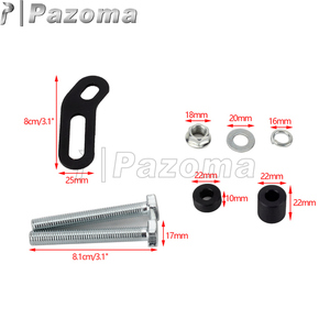 บล็อกตัวต่อขยายไฟหน้าสำหรับ Harley Softail รุ่นไรเดอร์ต่ำ <span class=keywords><strong>S</strong></span> fxlrs Sportster XL1200C XL1200 2011 <span class=keywords><strong>2022</strong></span> Dyna - Product Image 6