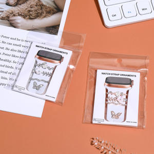 Hebillas Elásticas con Diamantes y Piedras Preciosas para Correa de Reloj Inteligente de 40-45mm, Anillo Decorativo Brillante para iWatch - Product Image 3