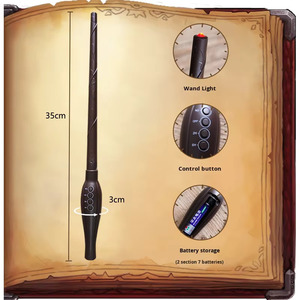 12PCS Halloween nổi côn nến với Cây Đũa phép ma thuật nổi <span class=keywords><strong>LED</strong></span> nhấp nháy Flameless Pin hoạt động cho các bên - Product Image 5