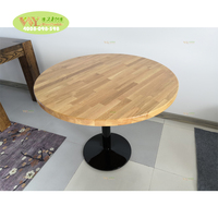Table à thé ronde en bois massif/Table à manger en chêne massif/Table basse en noyer