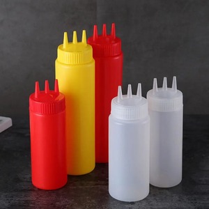 1Pcs 650ml Empty Plastic <b>Sauce</b> Squeeze Bottles Refillable Condiment Containers With Graduated For Salad Dressing BBQ Oils - Product Image 6
