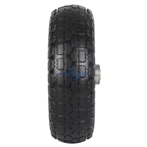 10inch PU Foam <b>Wheel</b> 4.10/3.50-4 Flat-Free Hand Trolley <b>Replacement</b> <b>Wheel</b> with 1/2inch Bearing - Product Image 4
