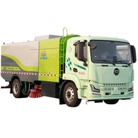 Nettoyeur de voirie électrique 10 m³ de dernière conception, balayeuse industrielle électrique assise pour le nettoyage des routes