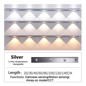 Offre Spéciale moderne détecteur <span class=keywords><strong>de</strong></span> <span class=keywords><strong>mouvement</strong></span> magnétique sans fil capteur <span class=keywords><strong>garde</strong></span>-<span class=keywords><strong>robe</strong></span> lumières 40cm 60cm 80cm 100cm pour armoires - Product Image 3