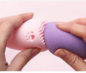 Cute Mini Cat Shaped Silicone <b>Makeup</b> Sponge <b>Holder</b>, Portable Dustproof Breathable Beauty Blender Storage Case - Product Image 2