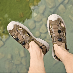 Nouvelles chaussures d'été pour hommes, sandales respirantes en maille, chaussures de mode pour hommes, vente en gros - Product Image 5