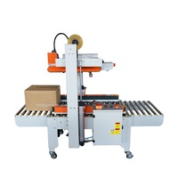 Machines de scellage automatique de cartons pour boîtes TV, scelleuse à ruban adhésif, machine d'emballage de cartons de bouteilles d'eau avec CE
