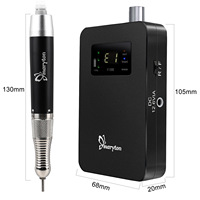 Vente en gros - Machine à ongles professionnelle sans fil rechargeable par USB en acier inoxydable, 8 heures d'autonomie, 30000 tr/min