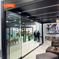 UOGEL C7 - Soporte de Aluminio para Exteriores con Control Remoto Motorizado, Resistente al Agua, con Recubrimiento en Polvo, Estructura Ligera y Resistente, Color Personalizado para Jardín