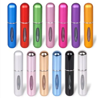 5ml 8ml Fond Mini Bouteilles De Parfum Rechargeables En Aluminium Voyage Taille Parfum Atomiseur Vaporisateur