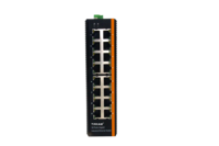 Commutateur Ethernet industriel Tincam 16 ports 10/100 Mbps non géré, montage sur rail DIN, double alimentation -40 ℃ ~85 ℃