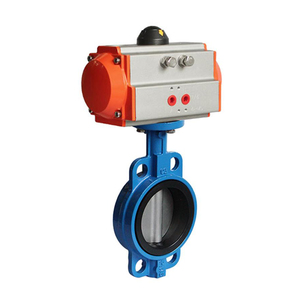 Vanne papillon COVNA à action rapide DN80 3 pouces PN16 avec siège en caoutchouc EPDM, type Wafer, en fonte, à double action, avec actionneur pneumatique - Product Image 2