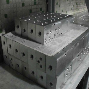 Elephant Plain Hydraulic Valve Block Cast <b>Iron</b> 220V Electromagnetic Control Valve Mounting Base Plate 0-100C - Product Image 1