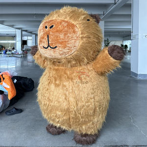 <span class=keywords><strong>Costume</strong></span> mascotte Capibara stile palla rotonda 2m gonfiabile lungo criceto Capibara mascotte tute per eventi spettacolo a piedi - Product Image 4