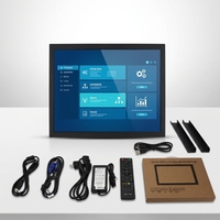Moniteur industriel à cadre ouvert IPS FHD 15,6 pouces 16:9 1920*1080 HDMI VGA AV BNC Écran tactile capacitif