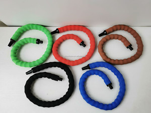 Utop mềm cảm ứng linh hoạt lười biếng cong hookah xử lý Miệng tip miễn phí bàn tay của bạn chơi trò chơi và hút thuốc shisha hookah phụ kiện - Product Image 5