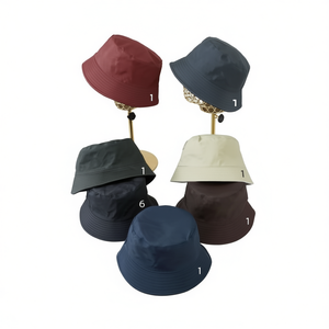 Cappello a secchiello impermeabile colorato unisex regolabile taglia unica - Product Image 2