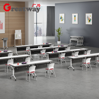 Table pliante portable pour bureau, école et salle de conférence – Modèle très demandé pour la formation en entreprise