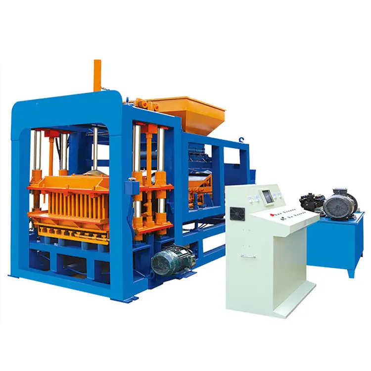 QTF 4-15 automatic hydraulic system hollow bricks blocks making machines dubai paver block machine