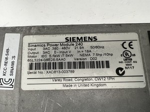 โมดูลควบคุม G120 PLC 6SL32430BB301PA3 6SL3243-0BB30-1PA3 - Product Image 4