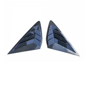 Cubierta de Ventilación Lateral Negra para Ventana de Coche Welta, Embellecedor de Ventana Trasera, Rejilla de Ventilación para Inspire 2023, ABS+PP - Product Image 2
