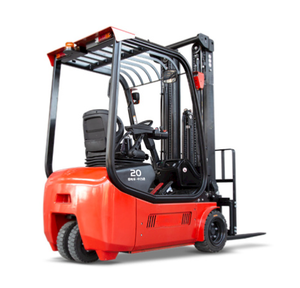 Montacargas Eléctrico YCMG con Desplazamiento Lateral, Montacargas de Batería de <span class=keywords><strong>2</strong></span> Toneladas con Mástil de 3 Etapas Completamente Libre, Neumático Sólido Ecológico, Montacargas de 3 Ruedas - Product Image 3