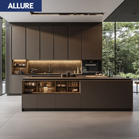 Cuisine extérieure de luxe moderne sur mesure Allure avec armoire de rangement en acier inoxydable et évier – Solutions complètes pour cuisine