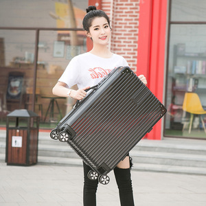 กระเป๋าเดินทางสีพื้น 20 นิ้ว แบบลากขึ้นเครื่อง ล้อเงียบ ล้อหมุนได้รอบทิศ น้ำหนักเบา สำหรับผู้หญิง รุ่นสปริง 2023 - Product Image 4