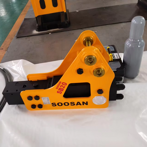Cuerpo principal de martillos hidráulicos de tipo lateral SOOSAN SB20 disponible para excavadoras 1 año de garantía y piezas de repuesto estándar incluidas - Product Image 1