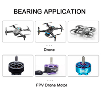 Bearing Bola Alur Dalam MR105ZZ 5x10x4, Baja Bearing P5, Baja Anti Karat, ZZ RS, Pelumas Oli untuk Motor Brushless, Reel Pancing, OEM