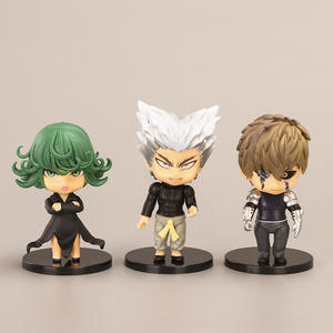 Vente en gros de figurines Saitama Genos Tatsumaki <span class=keywords><strong>Garou</strong></span> Q Version Figurals Jouets Poupées de décoration de voiture - Product Image 3