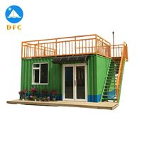 Contenedor Móvil Seco de Acero de 20' de la Marca DFC, Listo para Usar, para Vivienda, Construcción, Decoración, Uso Temporal y Almacenamiento