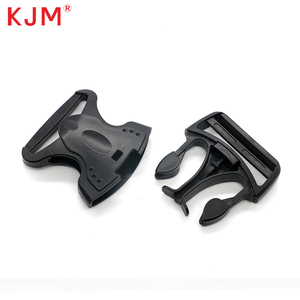 Custom <span class=keywords><strong>Logo</strong></span> 1 Inch Pom Zwart Heavy Duty Plastic Gerecycled Gebogen Zijsluiting Voor Waterdichte Tactische Rugzak Nylon Band - Product Image 4