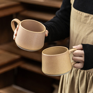 แก้วเซรามิกดีไซน์สร้างสรรค์ แก้วกาแฟสำหรับมื้อเช้าความจุขนาดใหญ่ แก้วน้ำดีไซน์สวยงามสำหรับสุภาพสตรีที่บ้านและออฟฟิศ - Product Image 2