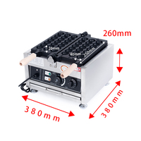 Machine à gaufres ronde à boules de snack Taiyaki antiadhésive électrique commerciale