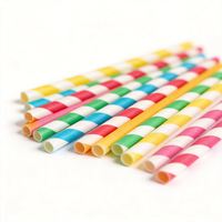 Pailles à bulles géantes jetables personnalisées, pailles transparentes pour boba, pailles à large diamètre pour thé au lait et smoothies