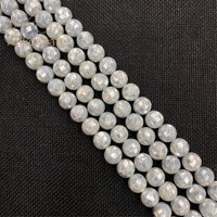 Coquillages marins naturels, perles rondes de 8 à 14 mm, perles en vrac, accessoires pour colliers DIY, vente en gros