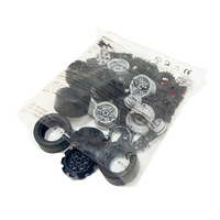 DELO TOYS Briques en plastique Blocs de construction Chaîne à maillons, pignon, pneu et bande de roulement (DLC-059)